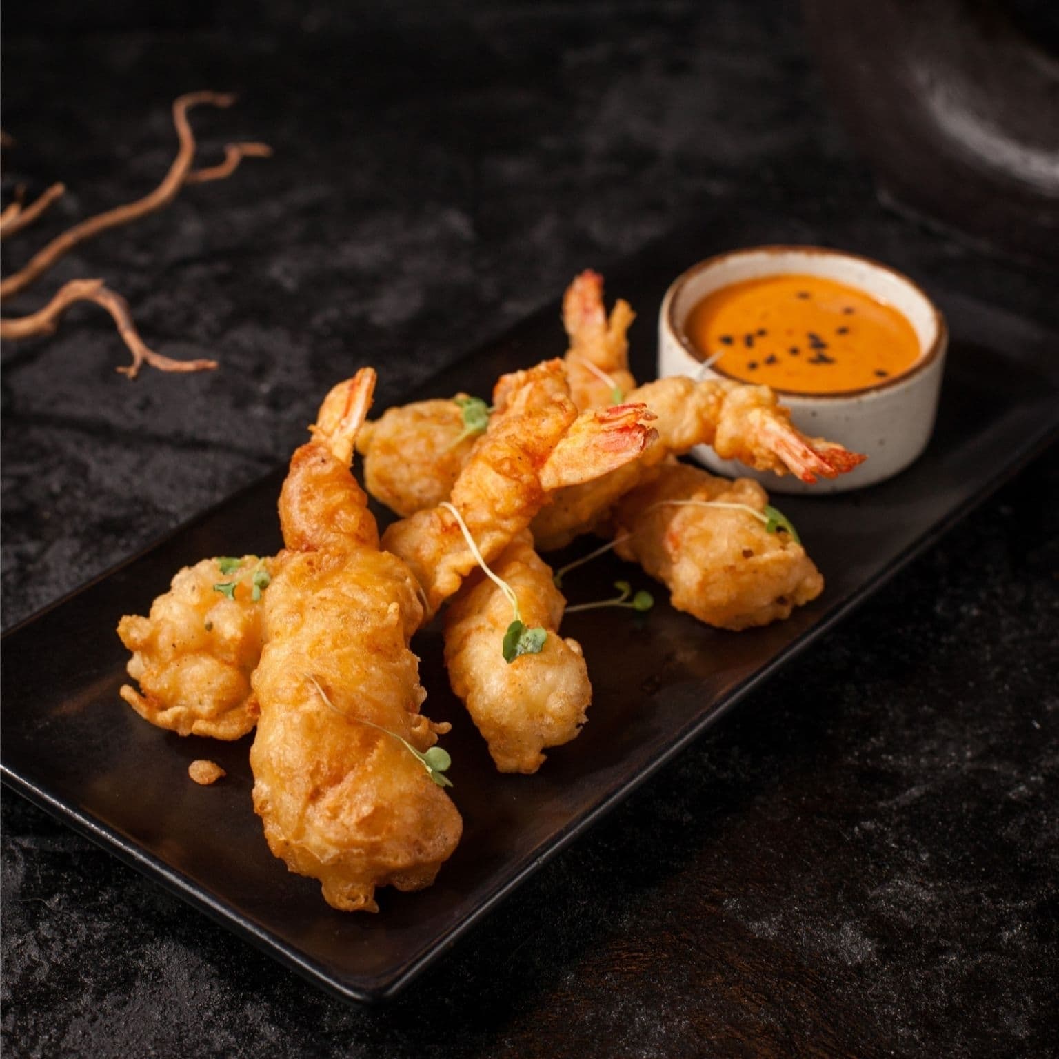 SHRIMP IN BUTTER BEER TEMPURA