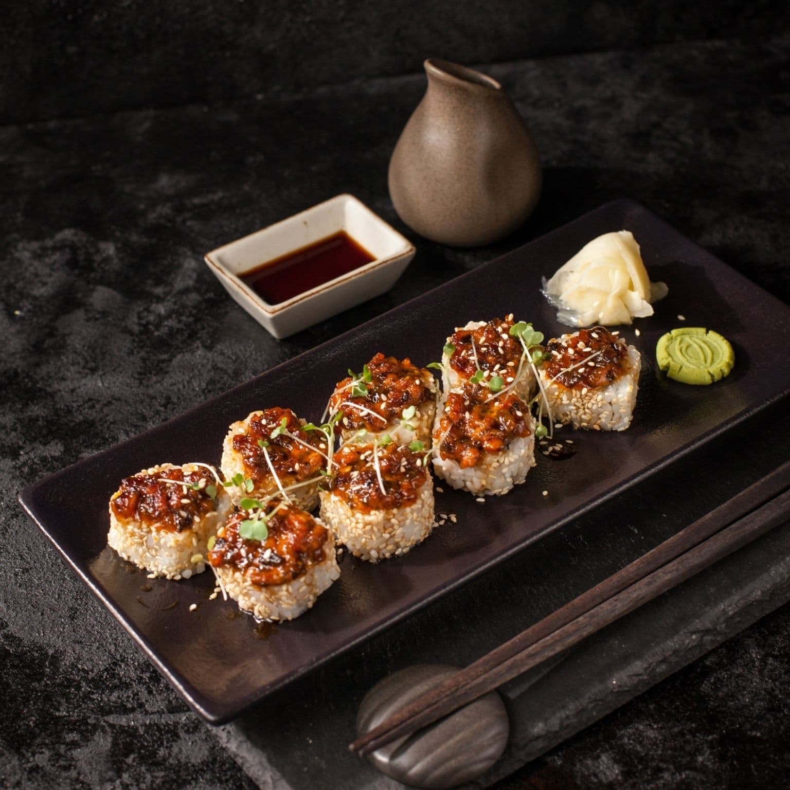BAKED SPICY UNAGI ROLL